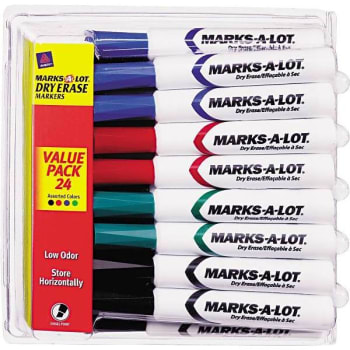Image for Avery Assorted Desk-Style Dry Erase Chisel Tip Markers (24-Pack) from HD Supply