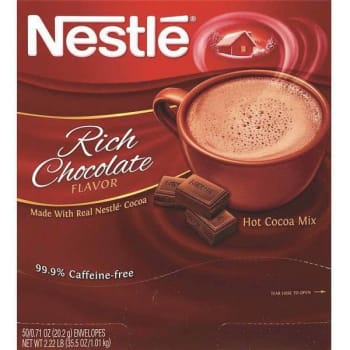 Nestle 0.71 Oz Chocolate Instant Hot Cocoa Mix Package Of 50