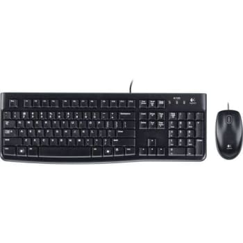Image for Logitech Mk120 Wired USB Desktop Set Keyboard/Mouse (Black) from HD Supply