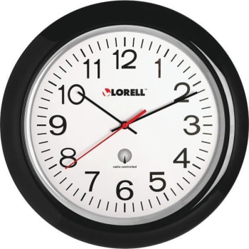 Lorell 13-1/4 In. Radio Controlled Wall Clock