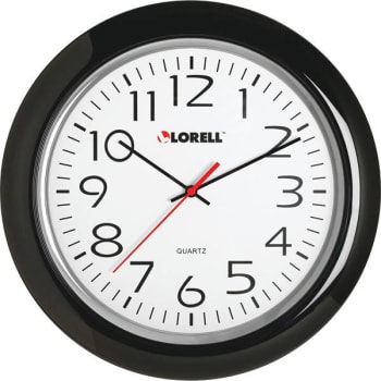 Lorell 13-1/4 In. Round Quartz Wall Clock