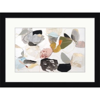 Image for Clearwater Art Collection Olive & Tangerine, Warm Scheme, Black Frame from HD Supply