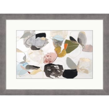 Image for Clearwater Art Collection Olive & Tangerine, Warm Scheme, Silver Frame from HD Supply