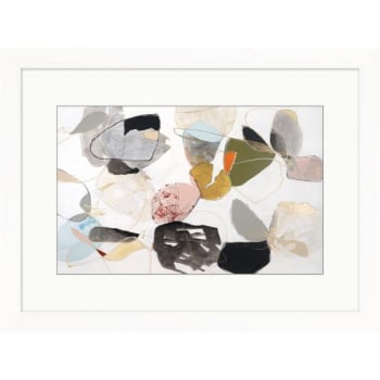 Image for Clearwater Art Collection Olive & Tangerine, Warm Scheme, White Frame from HD Supply