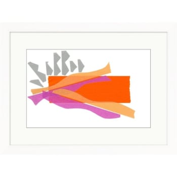 Image for Clearwater Art Collection Deep In Thought, Trendy Scheme, White Frame from HD Supply