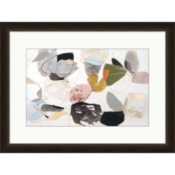 Image for Clearwater Art Collection Olive & Tangerine, Warm Scheme, Espresso Frame from HD Supply
