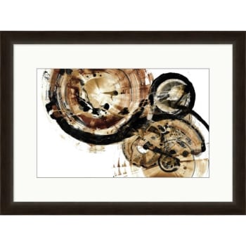 Image for Clearwater Art Collection Time Piece, Neutral Scheme, Espresso Frame from HD Supply