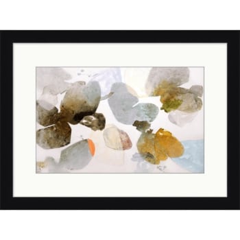 Image for Clearwater Art Collection Sea Lichens, Warm Scheme, Black Frame from HD Supply