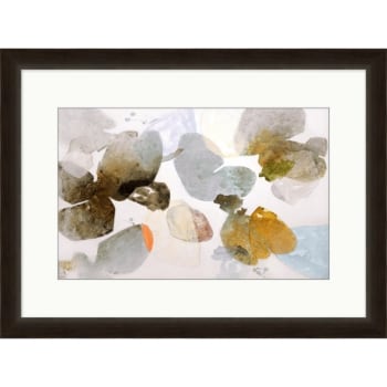 Image for Clearwater Art Collection Sea Lichens, Warm Scheme, Espresso Frame from HD Supply