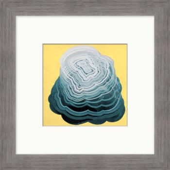 Image for Clearwater Art Collection Transverse, Trendy Scheme, Silver Frame from HD Supply