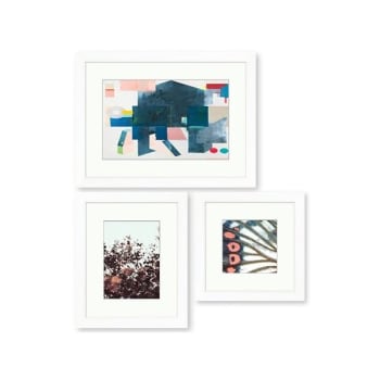 Image for Clearwater Art Collection In A Box,King, Cool Scheme, White Frame,Pack Of 3 from HD Supply