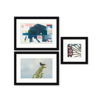 Image for Clearwater Art Collection In A Box,king Sofa, Cool, Black Frame,pack Of 3 from HD Supply