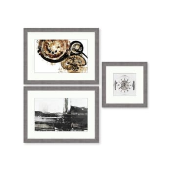 Image for Clearwater Art Collection In A Box,King Sofa,Neutral,Silver Frame,Pack Of 3 from HD Supply