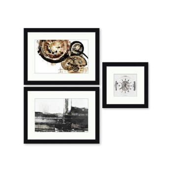 Image for Clearwater Art Collection In A Box,king Sofa,neutral,black Frame,pack Of 3 from HD Supply