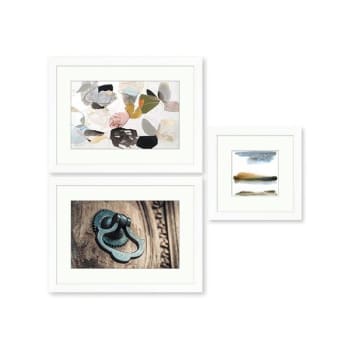 Image for Clearwater Art Collection In A Box, King Sofa, Warm, White Frame,pack Of 3 from HD Supply