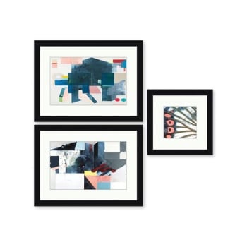 Image for Clearwater Art Collection In A Box,queen,cool,black Frame,pack Of 3 from HD Supply