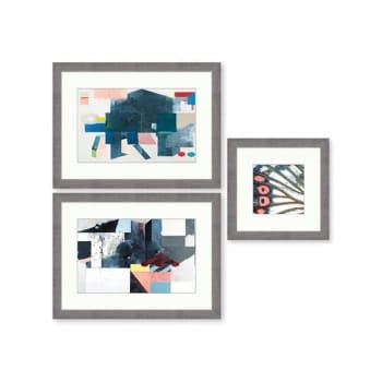Image for Clearwater Art Collection In A Box,Queen,Cool,Silver Frame,Pack Of 3 from HD Supply