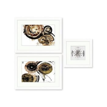 Image for Clearwater Art Collection In A Box,Queen,Neutral,White Frame,Pack Of 3 from HD Supply