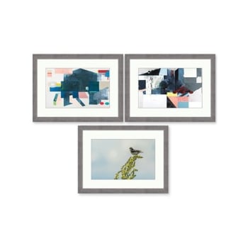 Image for Clearwater Art Collection In A Box,queen Sofa,cool Scheme,silver Frame,pack Of 3 from HD Supply