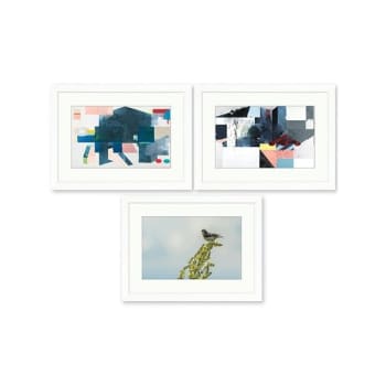 Image for Clearwater Art Collection In A Box,Queen Sofa,Cool Scheme,White Frame,Pack Of 3 from HD Supply