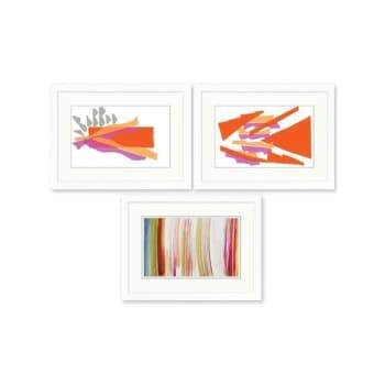 Image for Clearwater Art Collection In A Box,Queen Sofa,Trendy Scheme,White Frame,Pack Of 3 from HD Supply