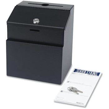 Safco 7.3 In. X 6 In. X 8.5 In. Steel Suggestion Box