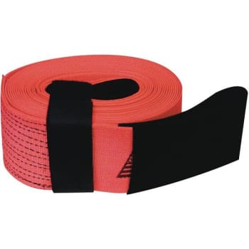 Image for Snap-Loc 4 In. X 30 Ft. 20,000 Lb. Red Tow And Lift Strap W/ Hook And Loop Fastener from HD Supply