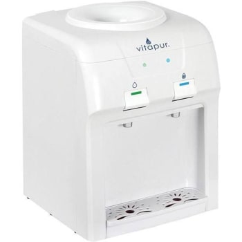 Image for Vitapur 3-5 Gal. Cold/Room Temperature Countertop Water Cooler Dispenser (White) from HD Supply