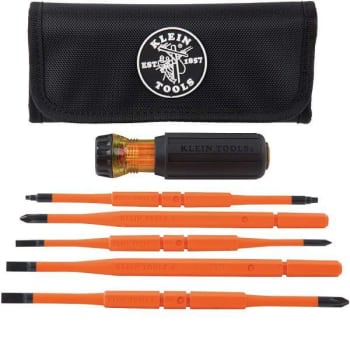 Image for Klein Tools 8-In-1 Insulated Interchangeable Screwdriver Set from HD Supply