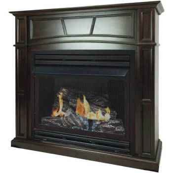 Image for Pleasant Hearth 46 In. 32k Btuventless Propane Gas Fireplace (Tobacco Finish) from HD Supply