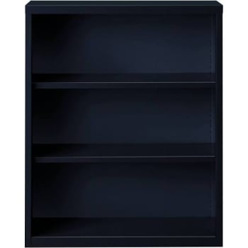 Image for Hirsh 42 " H Metal Black 3-Shelf Standard Bookcase from HD Supply