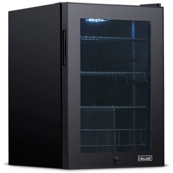 Image for Newair 17 In. 90-Can Freestanding Cooler Fridge W/ Adjustable Shelves (Modern Black) from HD Supply