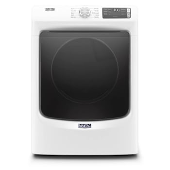 Maytag ENERGY STAR Commercial 7.3 cu. ft. Stackable Front Load 4-Way Vented Electric Dryer, White, ADA