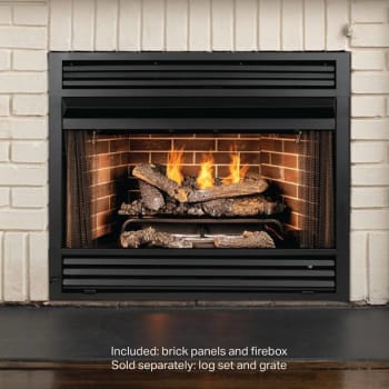 Image for Pleasant Hearth 32 In. Ventless Universal Circulating Dual-Fuel Fireplace from HD Supply