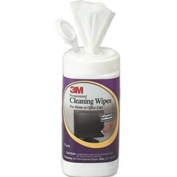 Image for 3M 5-1/2 In. X 6-3/4 In. Electronic Equipment Cleaning Wipes (White) from HD Supply