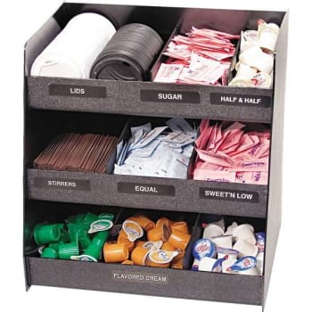 Vertiflex 14-1/2 In. X 11-3/4 In. X 15 In. Black Vertical Condiment Organizer