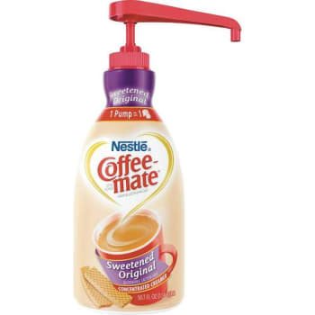 Nestle 1.5 L Regular Flvor Liquid Coffee Creamer With Pump Dispenser