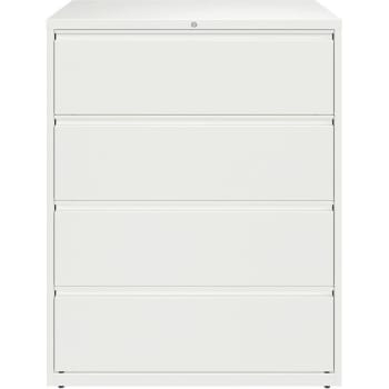 Image for Hirsh Hl10000 White 42 " Wide 4-Drawer Lateral File Cabinet from HD Supply