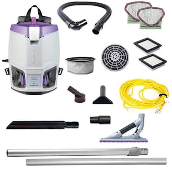 Image for Proteam Gofit 3 Backpack Vacuum 3 Qt. Problade Carpet Tool, Micro Filter from HD Supply