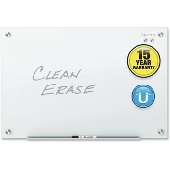 Image for Quartet 24 In. X 18 In. Infinity Magnetic Glass Marker Board White from HD Supply