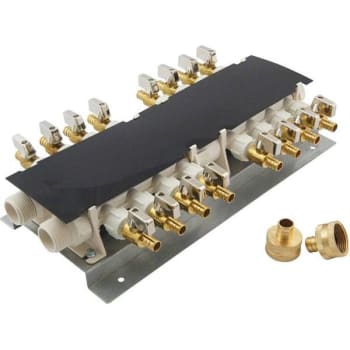 Image for Apollo 16-Port PEX-B Manifold W/ 1/2 In. Brass Ball Valves from HD Supply