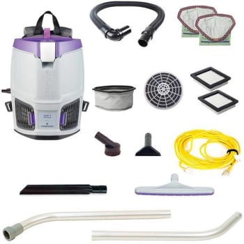 Image for Proteam Gofit 3 Qt. Corded Backpack Vacuum W/ Floor Tool, 2pc. Wand & 6 Filters from HD Supply