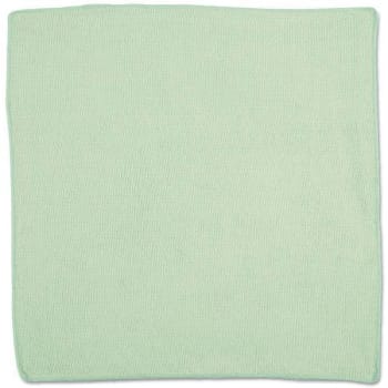 Image for Rubbermaid Commercial 16 In. X 16 In. Green Light Commercial Microfiber Cloth (288-Case) from HD Supply