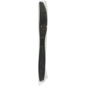 Image for Black Heavy Weight Polystyrene Wrapped Knife (1000-Case) from HD Supply