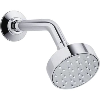 Image for Kohler Awaken 1-Spray 3.6 In. Single Wall Mount Fixed Shower Head In Polished Chrome from HD Supply