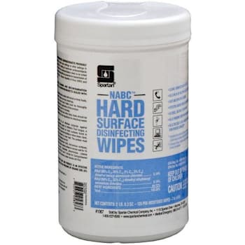 Image for Spartan Nabc Fresh Scent Hard Surface Disinfecting Wipes (125-Count Wipes) (6-Case) from HD Supply