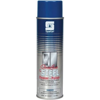 Spartan 16 Oz. Aerosol Can Lemon Scent Stainless Steel Cleaner Polish (12-Case)