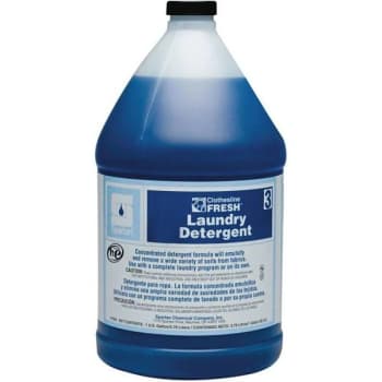 Spartan Clothesline Fresh Laundry Detergent, Pleasant Fragrance, 1 Gal,  Case Of 4