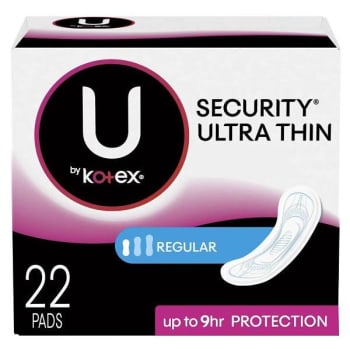 U By Kotex Security Premium Ultra-Thin Pads (8-Case)