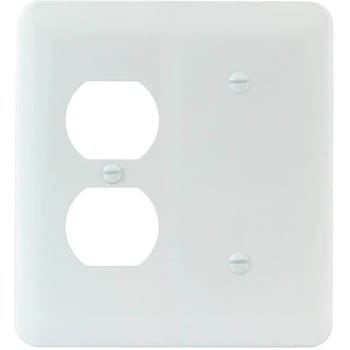 Image for Titan3 Smooth 2-Gang Duplex/blank Princess Metal Wall Plate (White) (10-Pack) from HD Supply